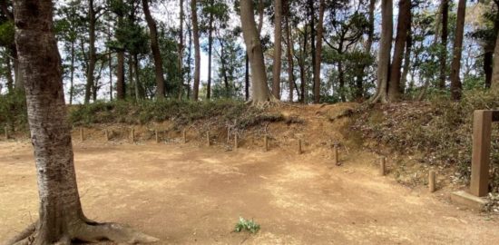 小金城址　土塁跡