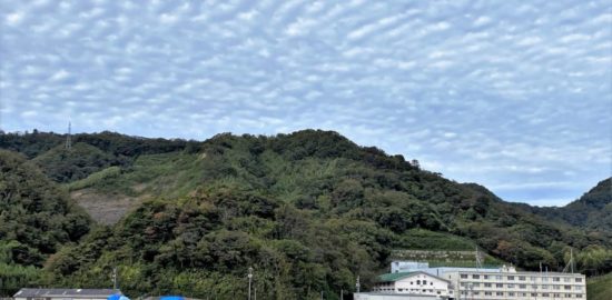 鈴垂城跡(遠景)