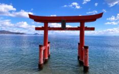 厳島神社　鳥居（周防大島）