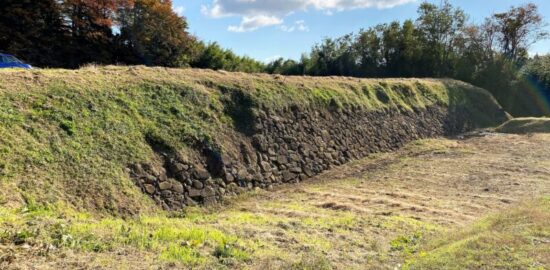 守山城(福島県郡山市) 石垣