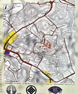 三春城跡概略図