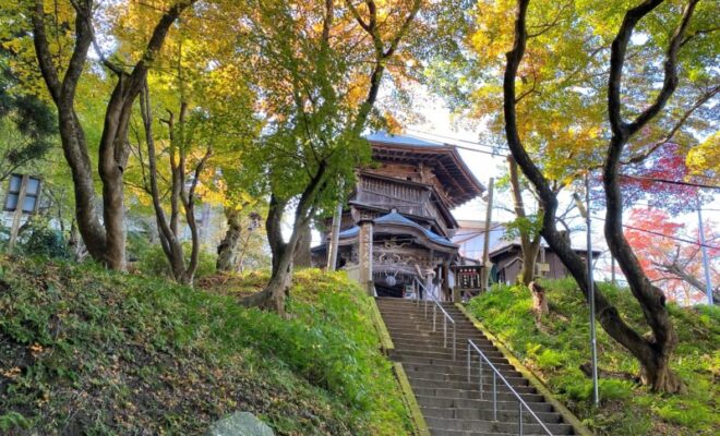 会津さざえ堂 (円通三匝堂)