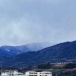中野城・雨鳴城(遠景)