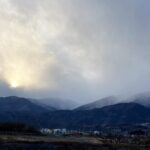 中野城・雨鳴城(遠景)