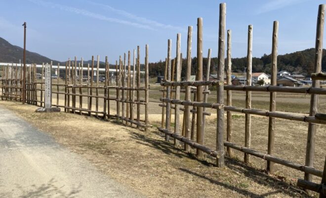 設楽原決戦地 馬防柵