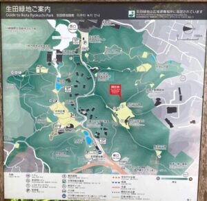 生田領地　案内図
