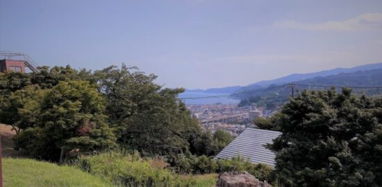 小田原城三の丸外郭 相模湾