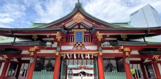 日枝神社　星ヶ丘城跡
