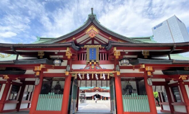 日枝神社　星ヶ丘城跡