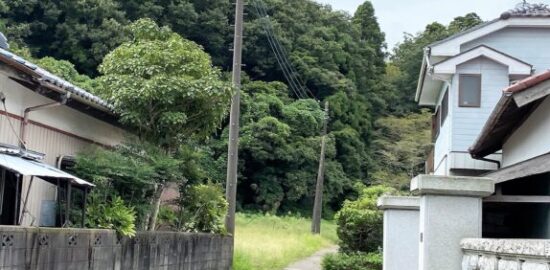 阿波崎城址 入口