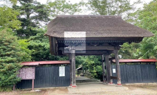延命寺(坂東市) 山門