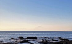 三浦半島　油壷　富士山