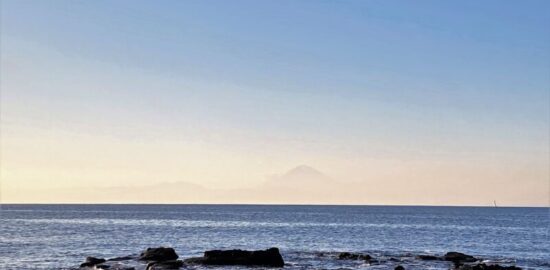 三浦半島 油壷 富士山
