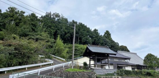 毛呂山城跡　長栄寺