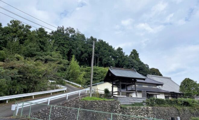 毛呂山城跡　長栄寺