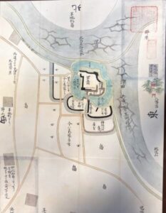 上野上村城　古城之図