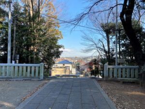 二宮神社（あきる野市）からの眺め