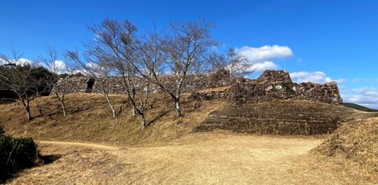 史跡　赤木城跡（三重県熊野市）