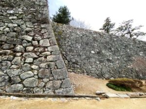 松坂城　二ノ丸あたりの石垣