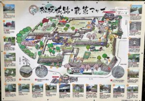 松坂城跡　散策マップ