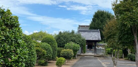 海老ケ島城跡(新善光寺) 茨城県
